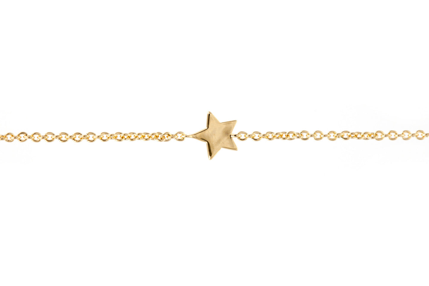 Bracelet une petite étoile en plaqué or