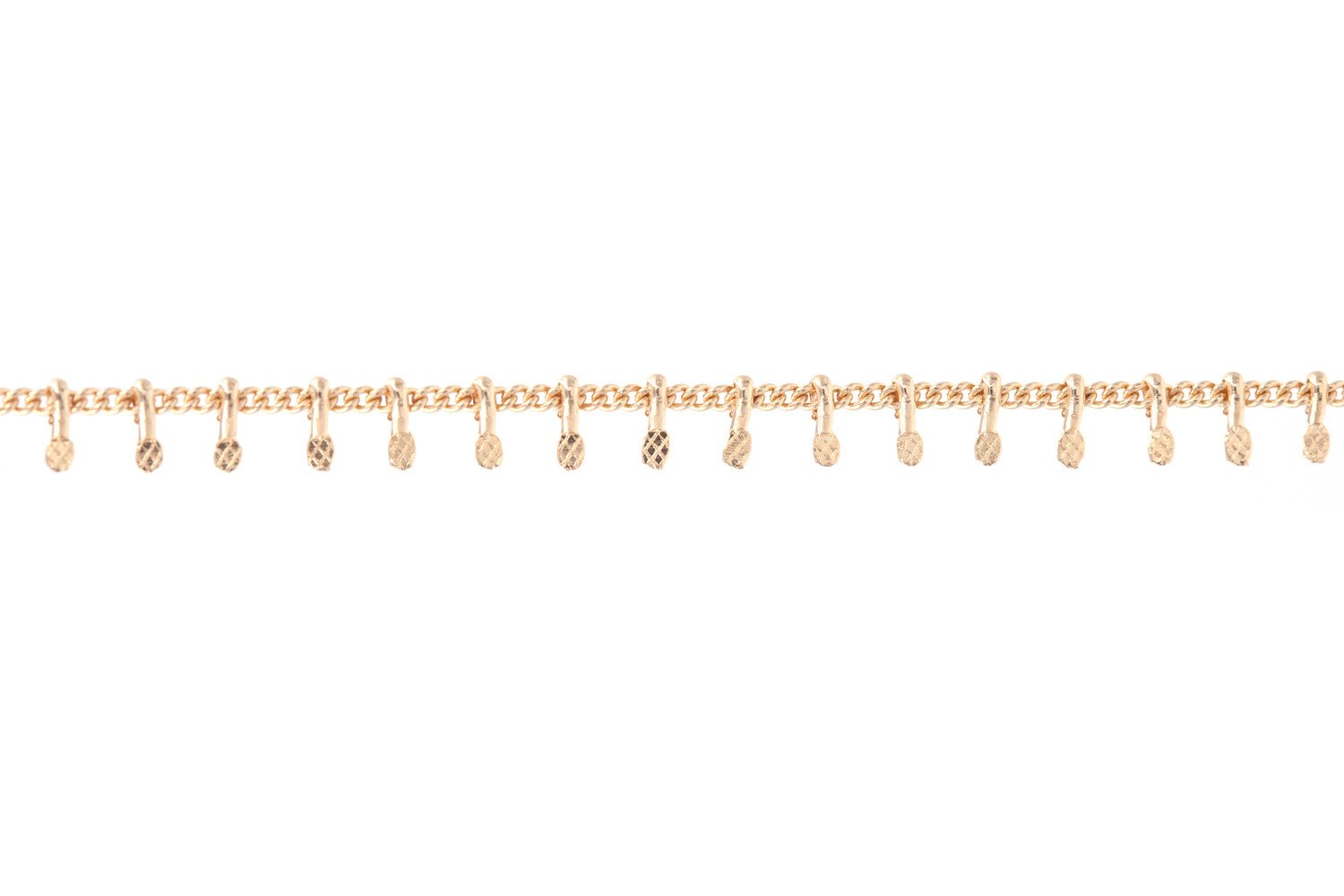 Bracelet à franges plaqué or