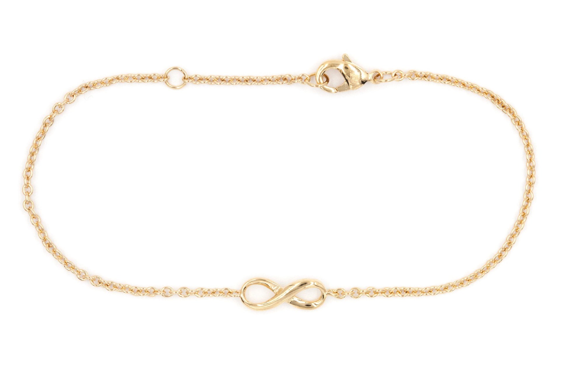 Bracelet infini plaqué or