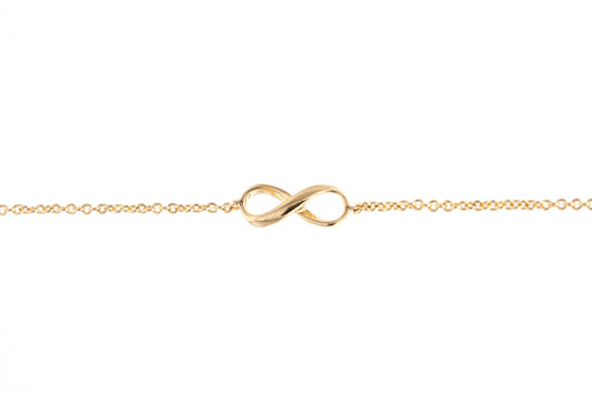 Bracelet infini plaqué or