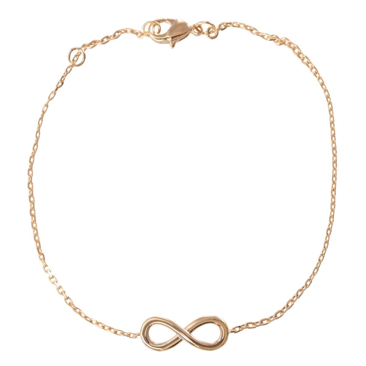 bracelet infini plaqué or