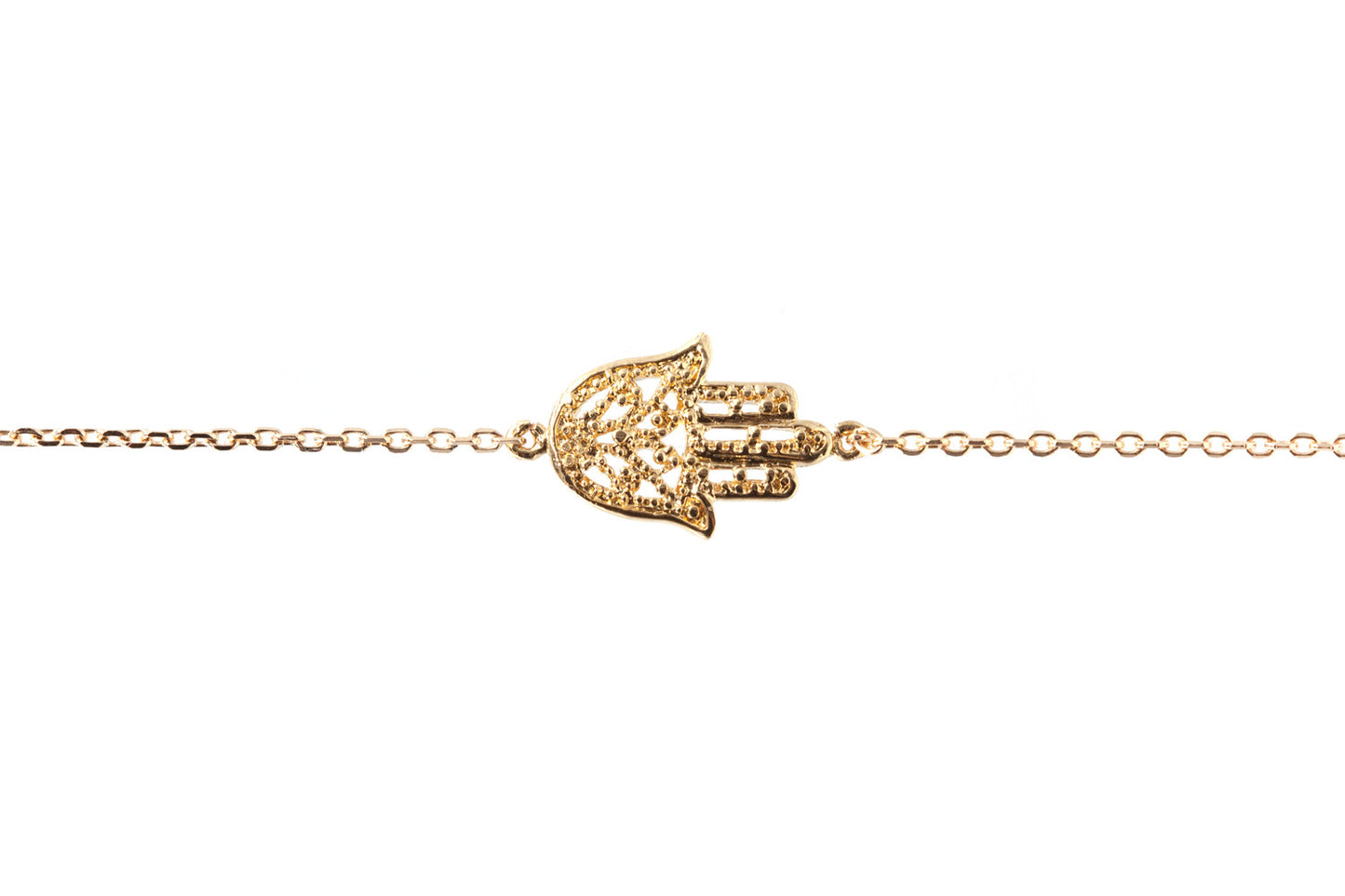 Bracelet Main de Fatma plaqué or - Bracelet porte-bonheur