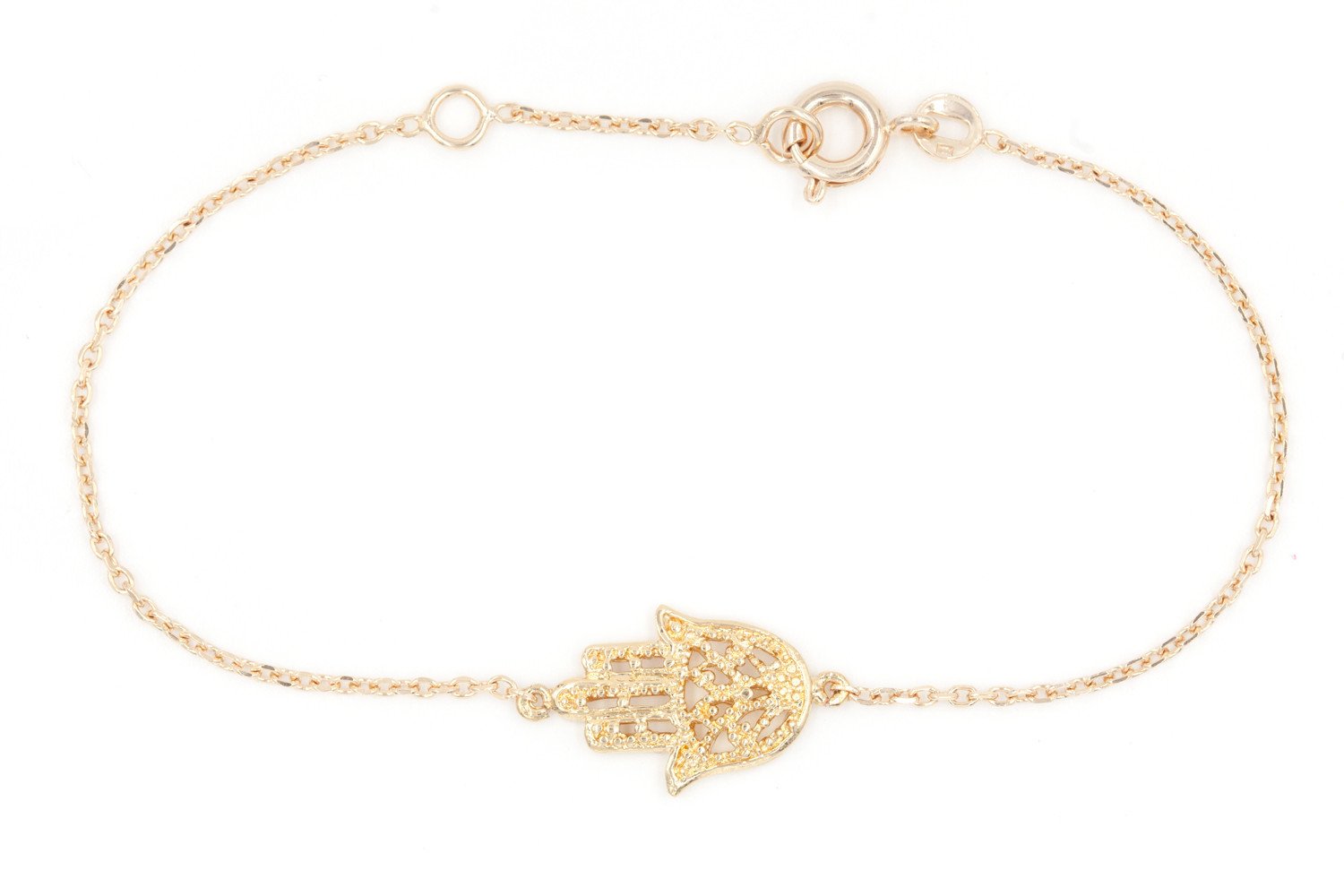 Bracelet Main de Fatma Or Jaune 750 - Lucas Lucor Bracelet Main de Fatma Or Jaune 750 - Lucas Lucor