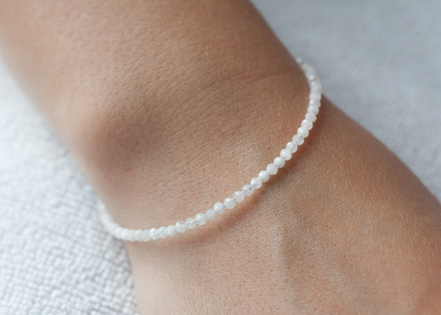 Bracelet avec perles en pierres naturelles