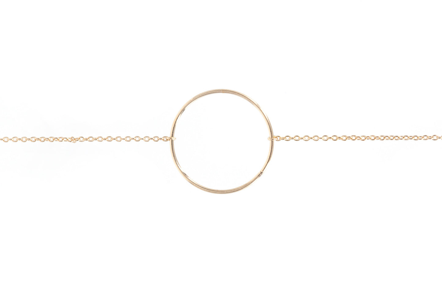 Bracelet 1 rond plaqué or