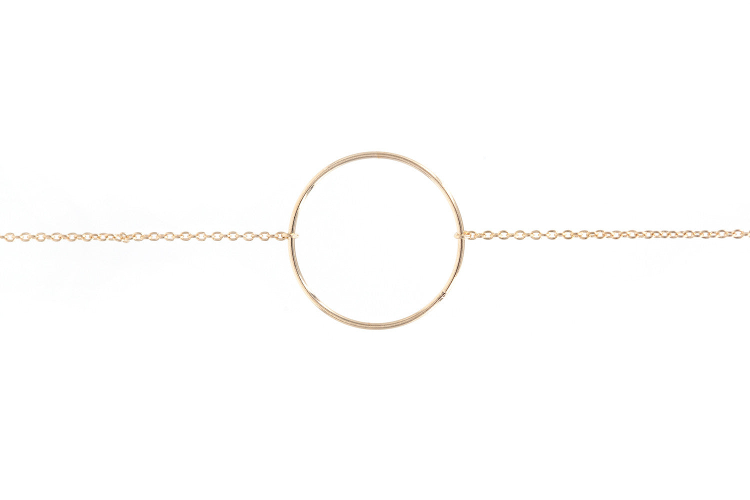 Bracelet 1 rond plaqué or