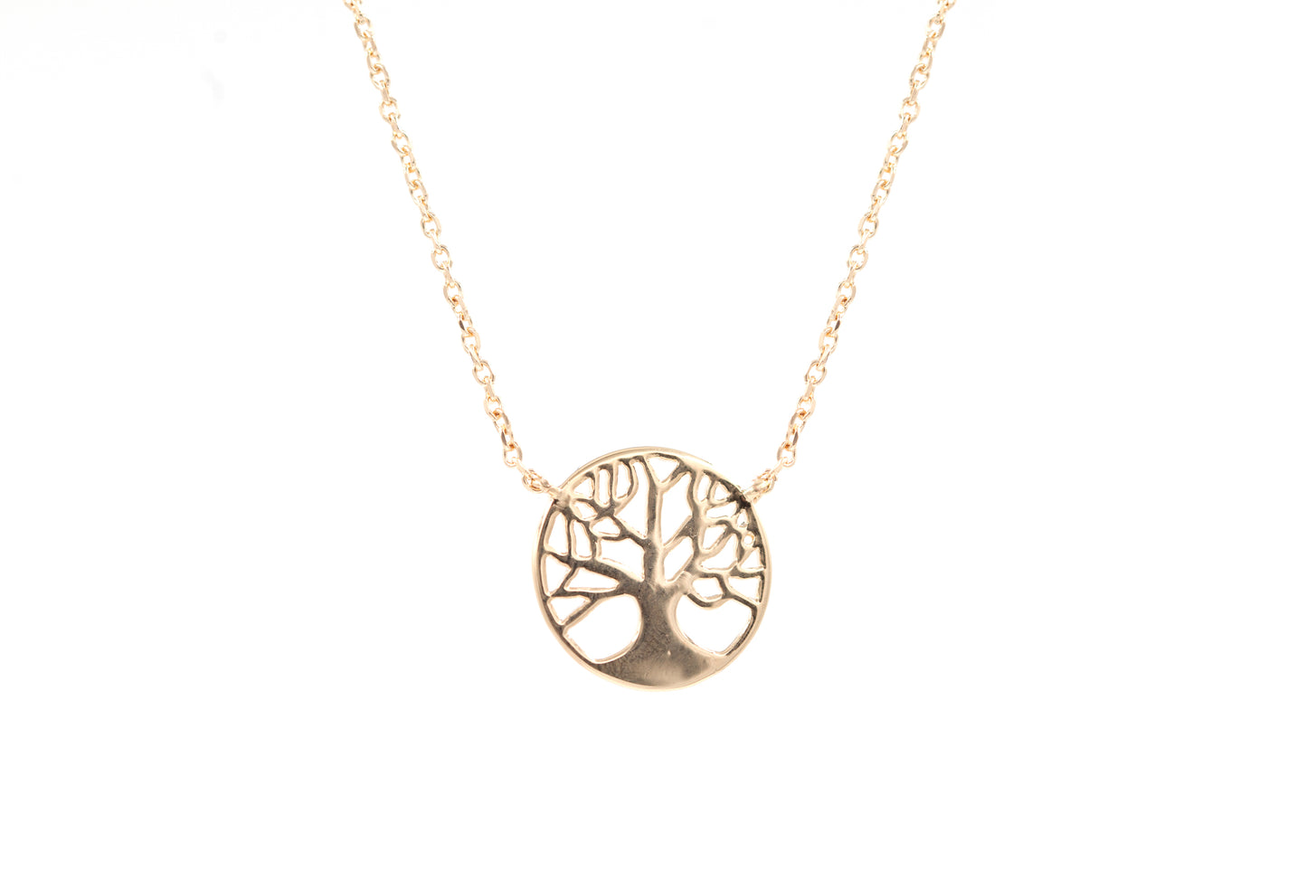Collier arbre de vie plaqué or