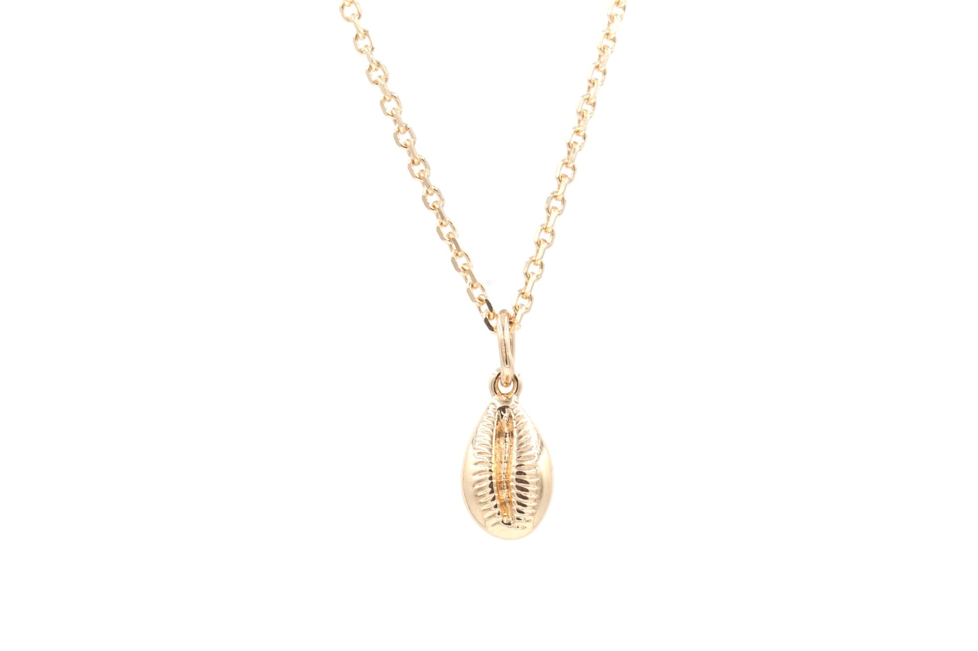 Collier coquillage plaqué or