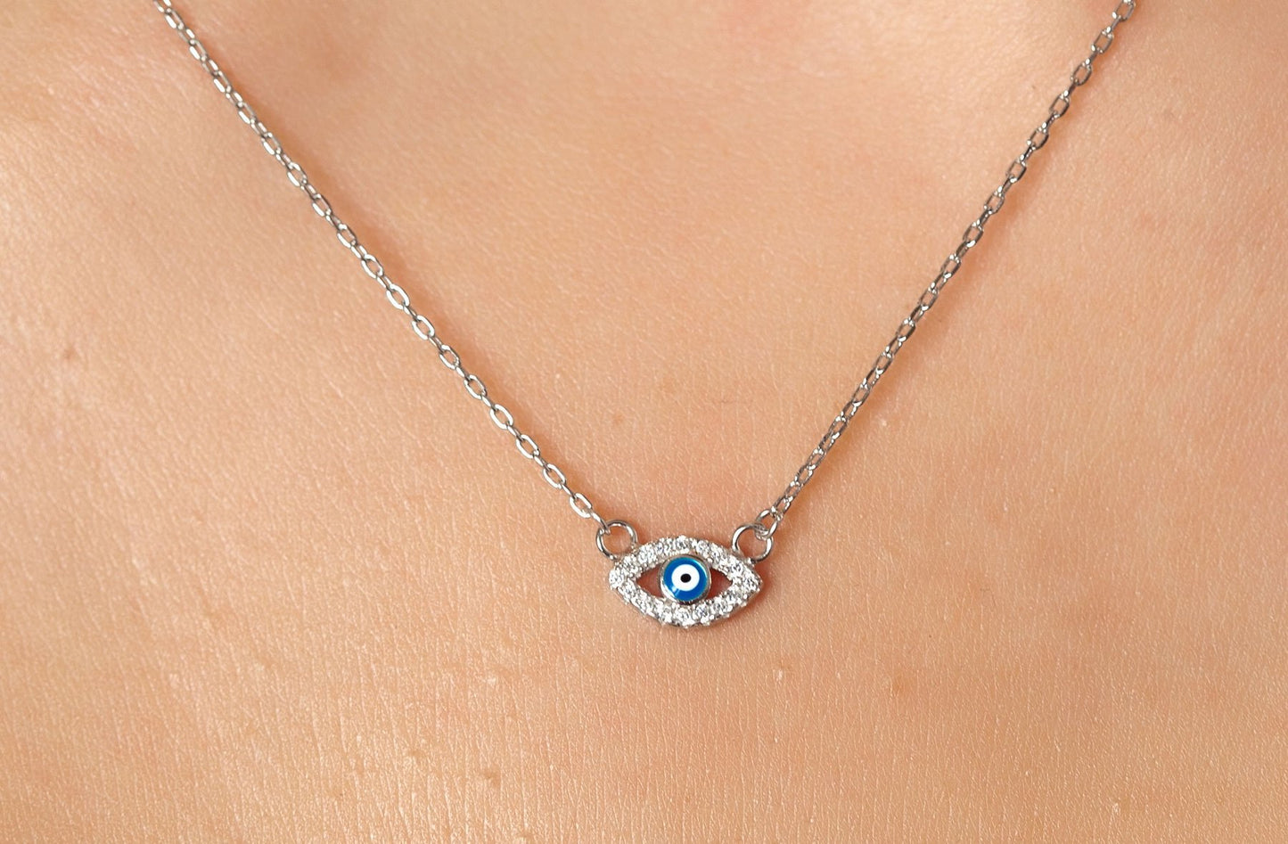 Collier Oeil Bleu Protection – Les Bijoux de Corps