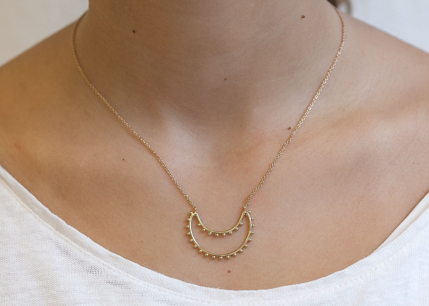 Collier original plaqué or