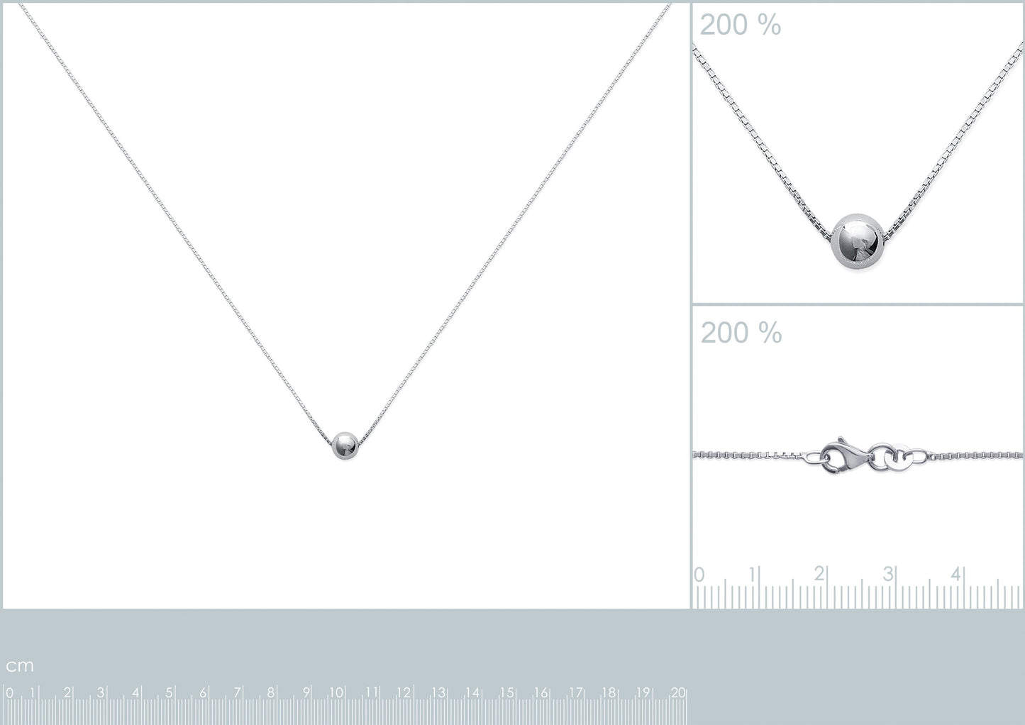 Collier perle d'argent
