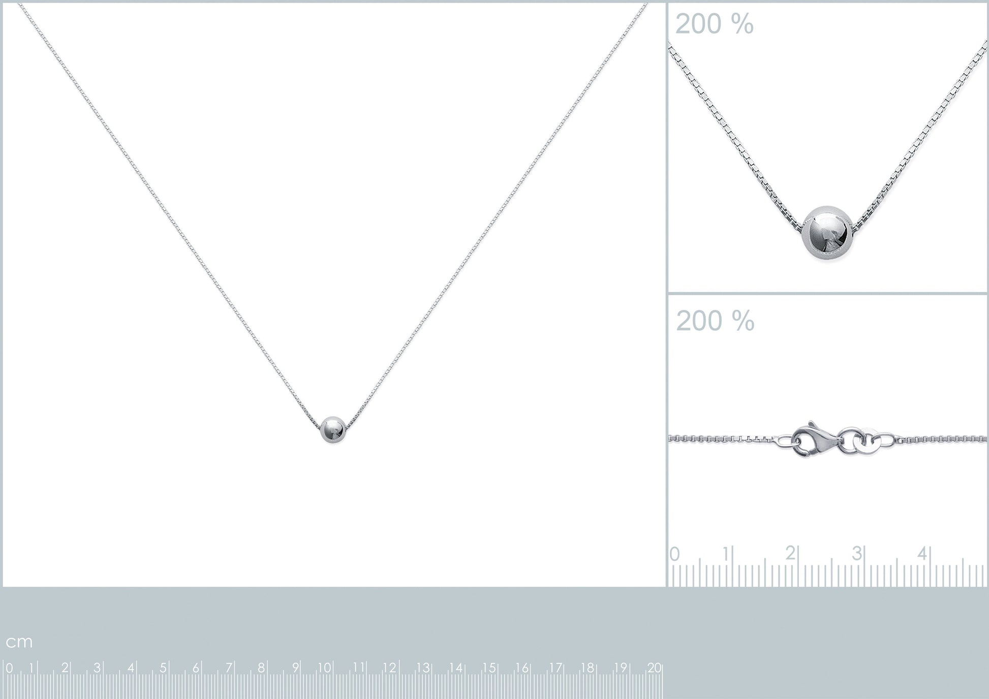 Collier perle d'argent