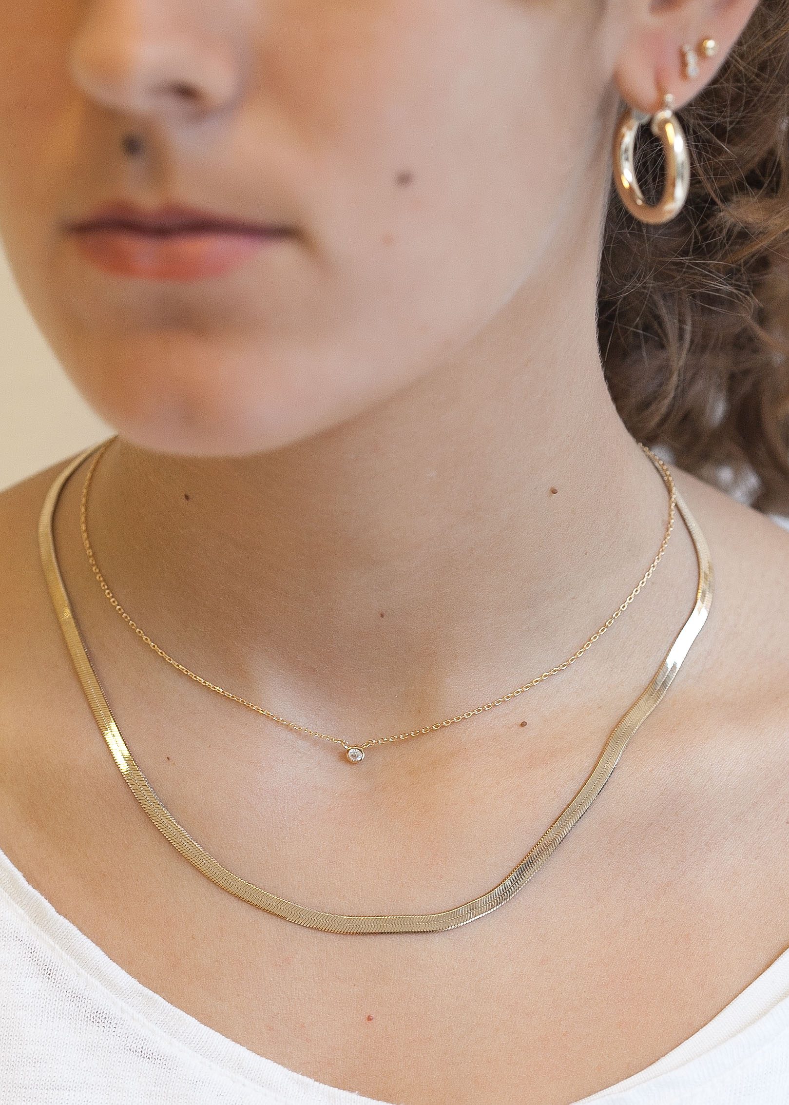 Le Violon d'Or - Le collier maille serpent en acier