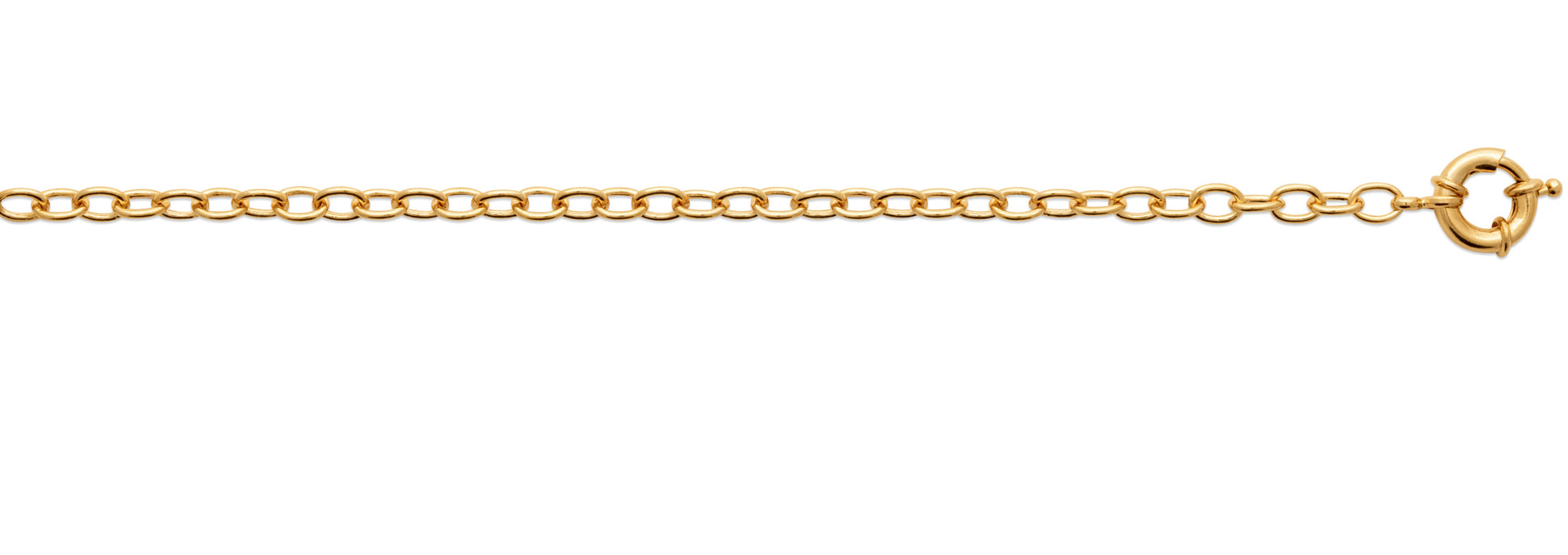Bracelet chaîne grands maillons fermoir bouée plaqué or