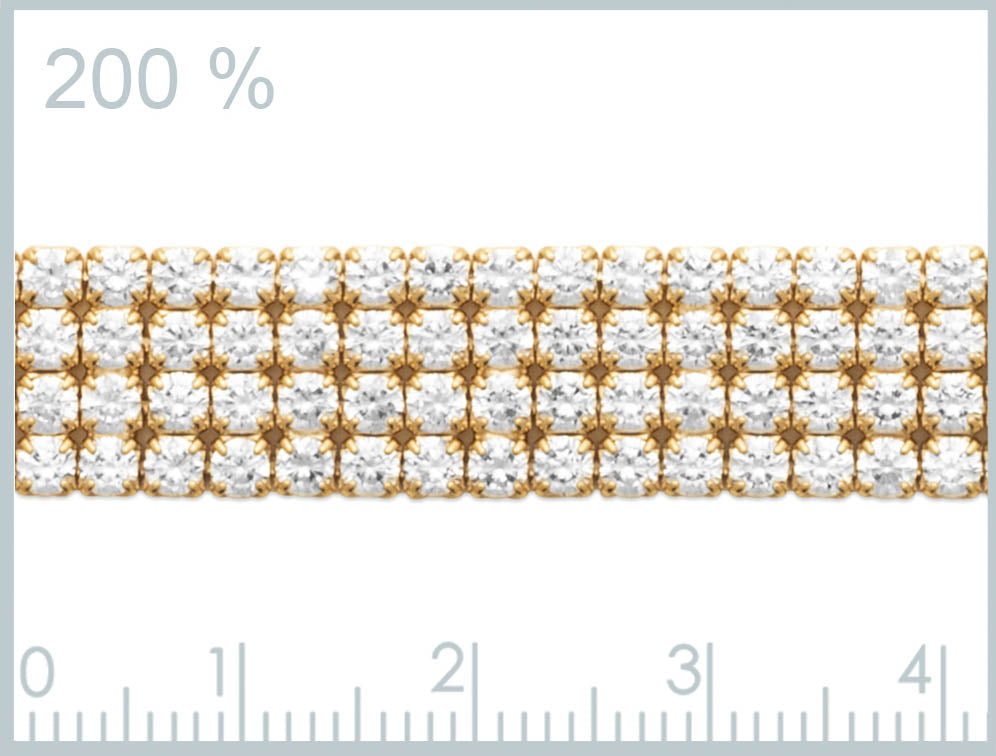 Bracelet oxydes de zirconium plaqué or
