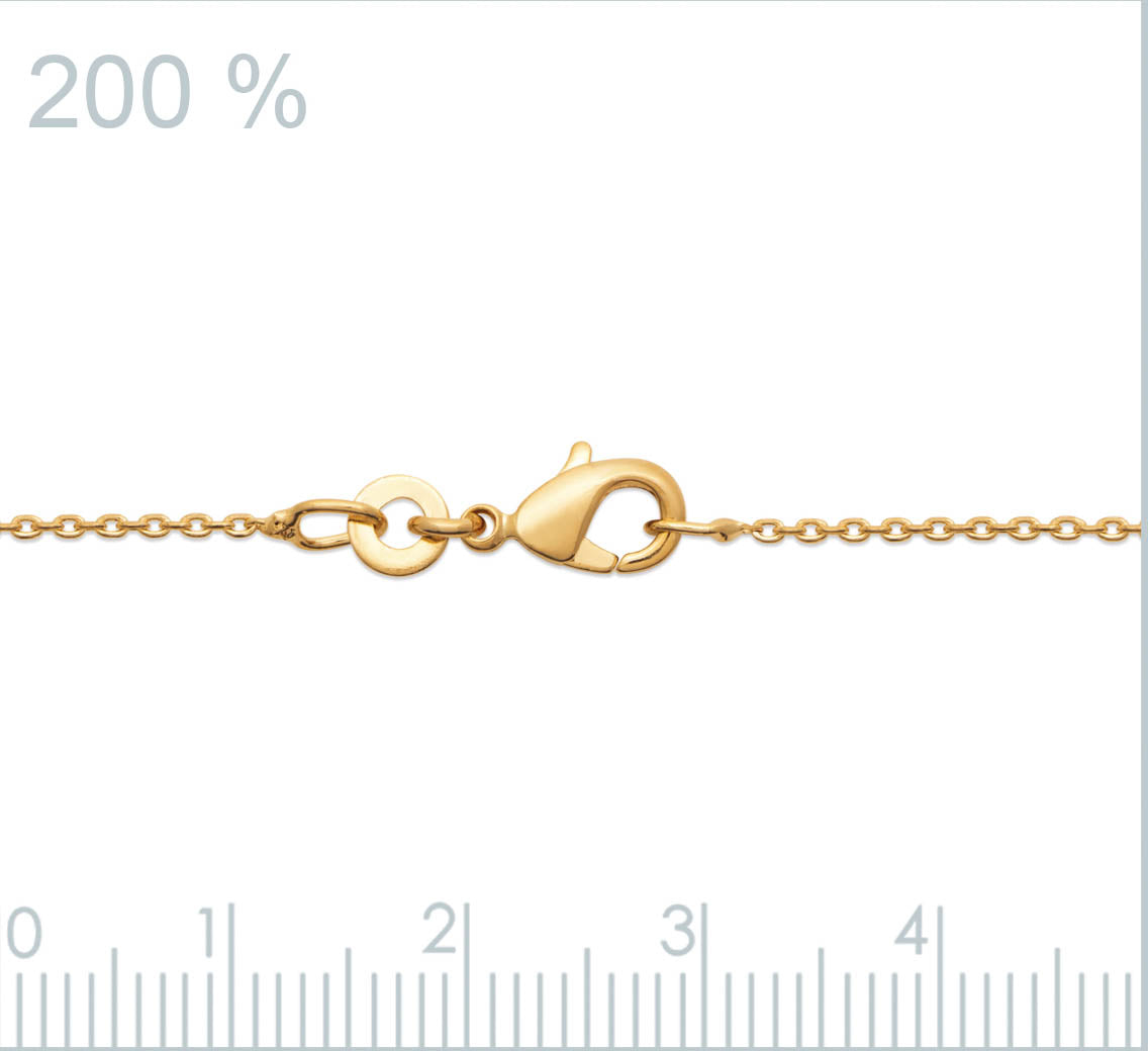 Bracelet petite pierre plaqué or